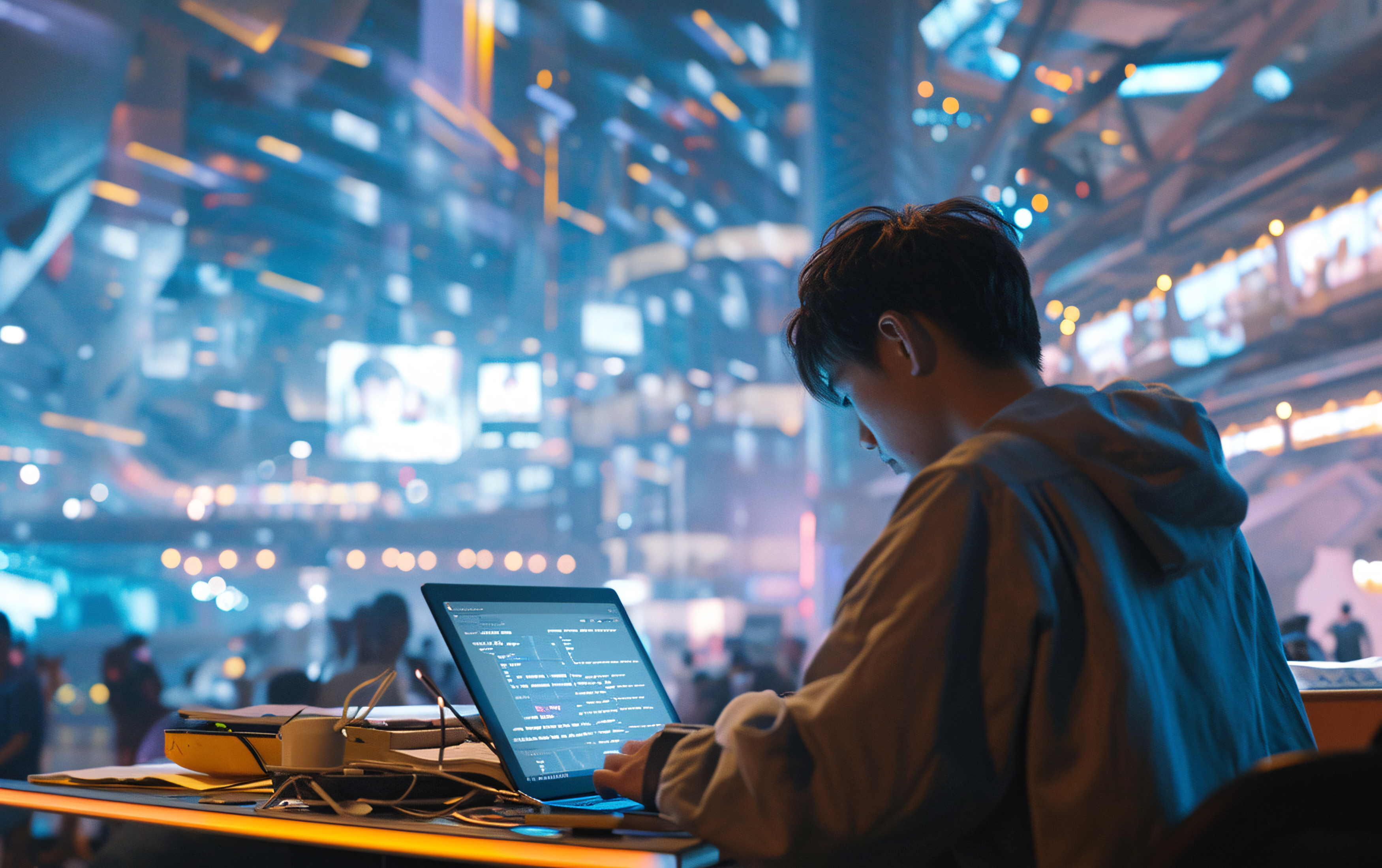 Developers working with multiple monitors