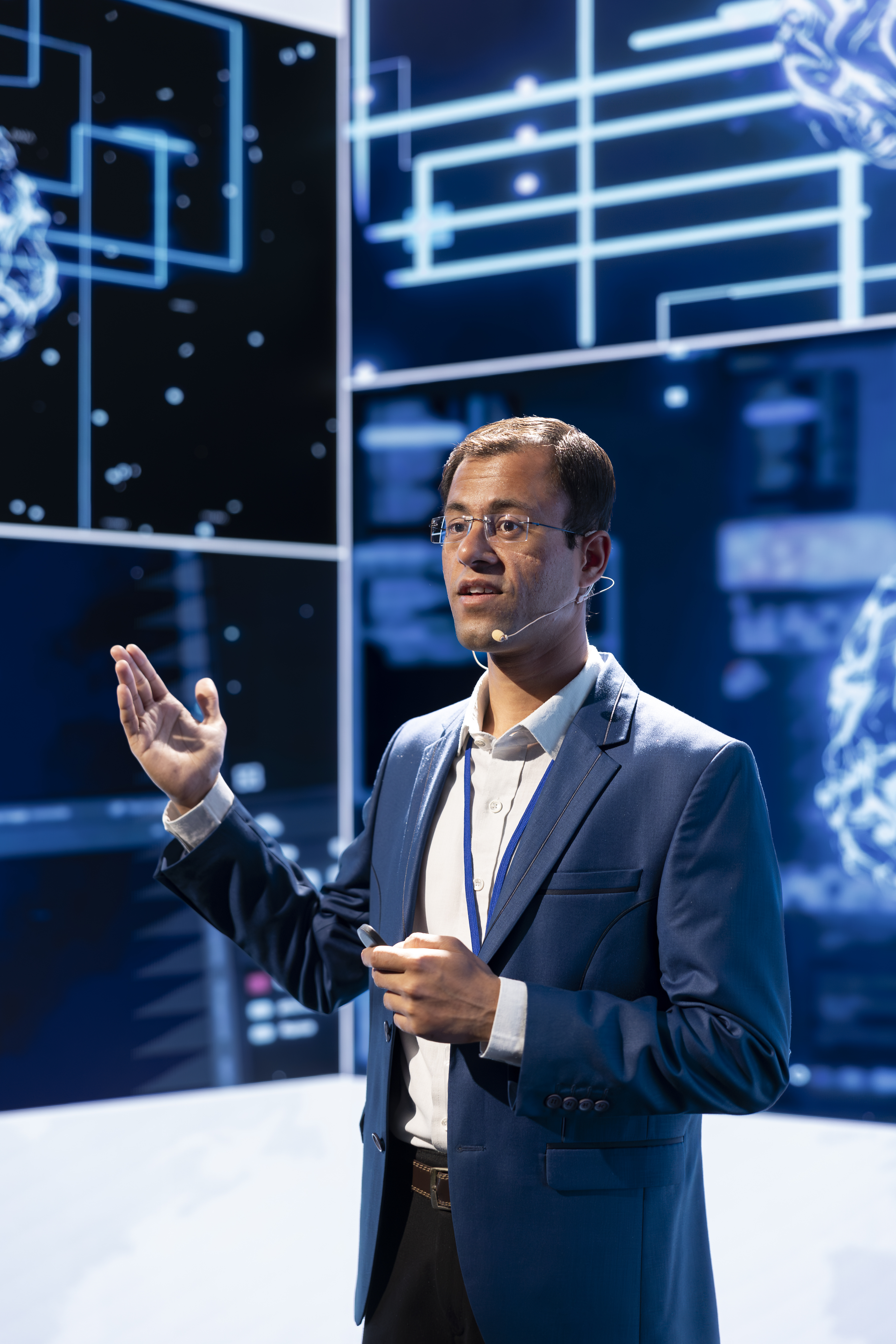 Engineering lead reviewing dashboards