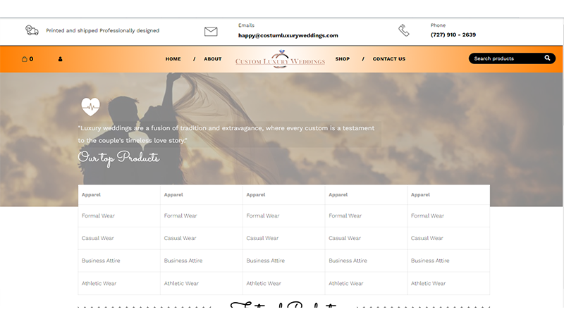 Costume Luxury Weddings